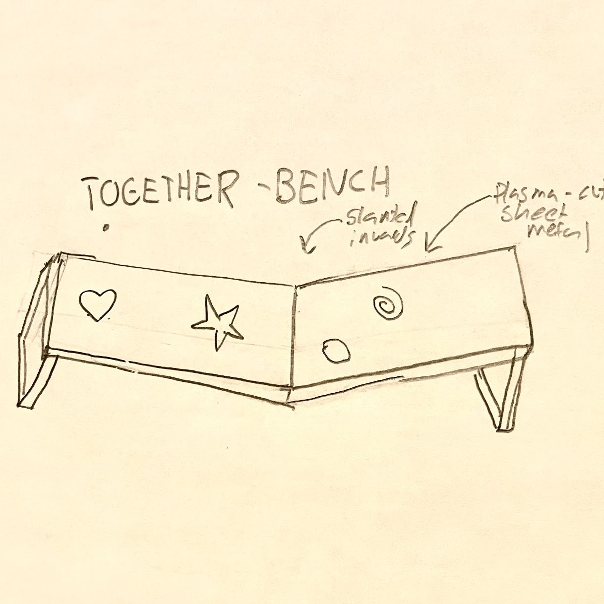 Together bench draft design